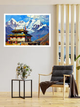 Himalayan Mountain Temple - Wall Art Canvas WallArtVibes