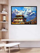 Himalayan Mountain Temple - Wall Art Canvas WallArtVibes