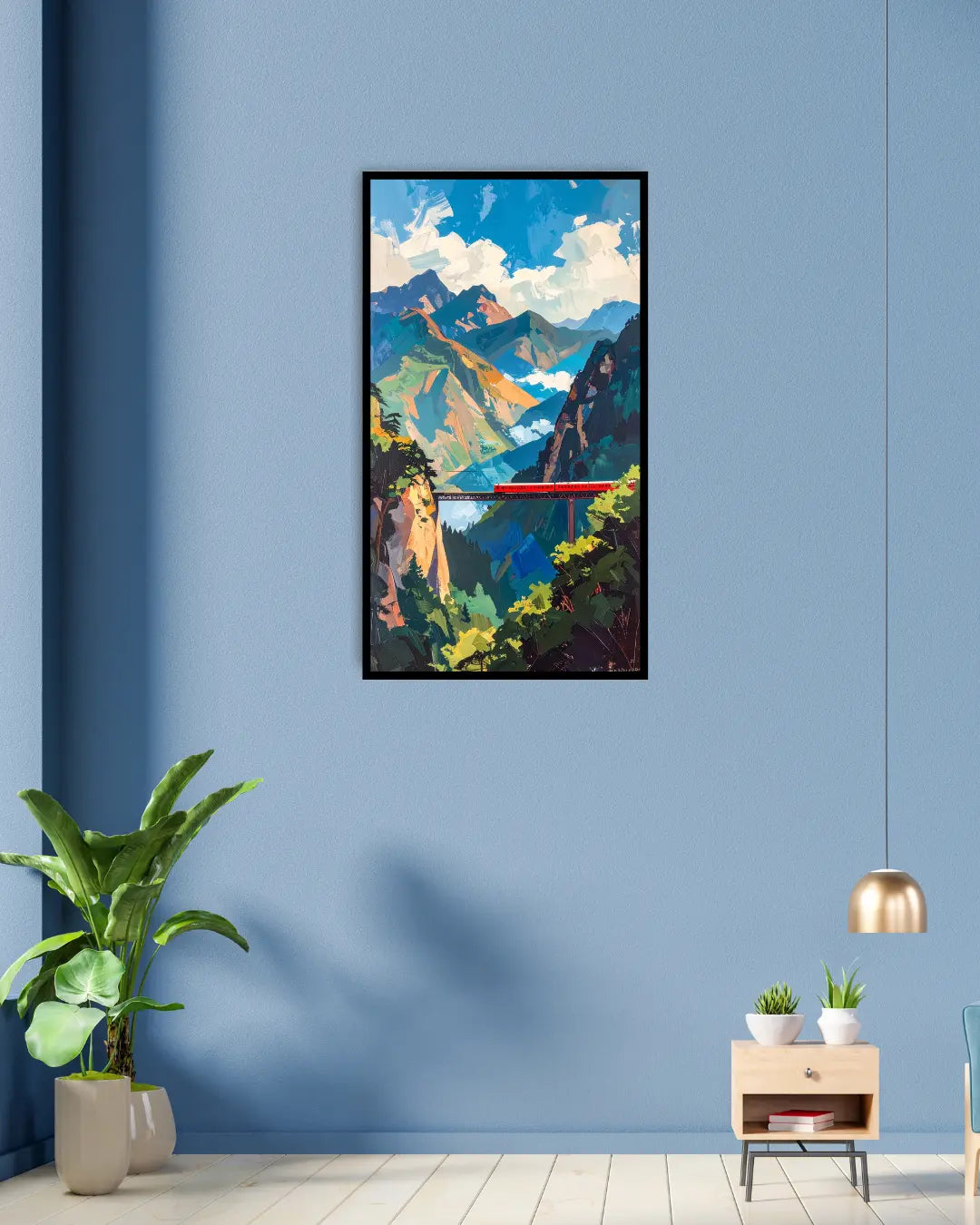 Mountain Valley Adventure  - Wall Art Canvas