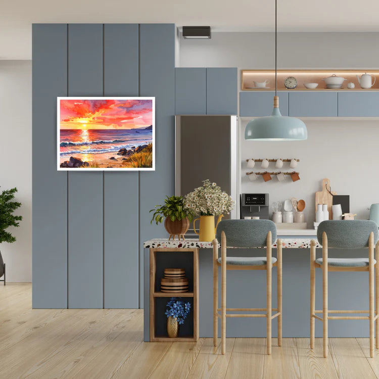 Seaside Ember - Set Of 2 - Wall Art Canvas