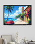 Tropical Coastal Paradise Art - Wall Art Canvas WallArtVibes