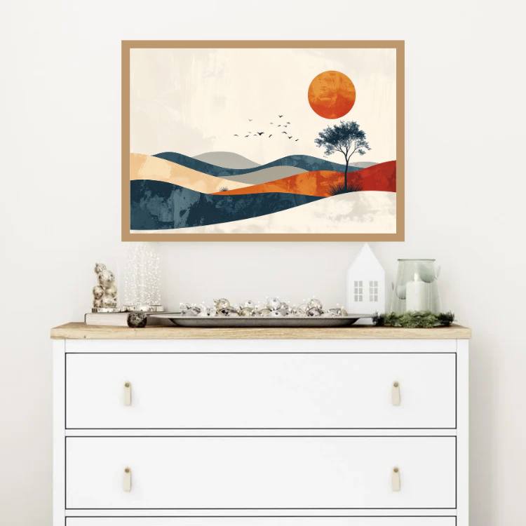 Serenade of Sun &amp; Valley - Wall Art Canvas WallArtVibes