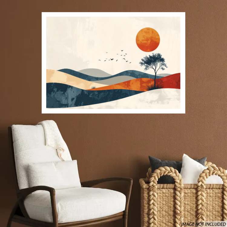 Serenade of Sun &amp; Valley - Wall Art Canvas WallArtVibes