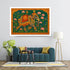 Elephant in Bloom: A Miniature of Indian Grandeur - Wall Art Canvas WallArtVibes