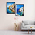 Coastal Village - Set Of 2 – Wall Art Canvas WallArtVibes