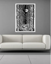 Mystic Moon Forest Art - Wall Art Canvas WallArtVibes