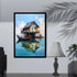Rustic Lakehouse Reflections – Wall Art Canvas WallArtVibes