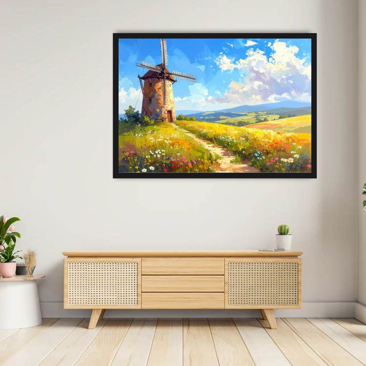 Wildflowers and Wandering Dreams - Wall Art Canvas WallArtVibes