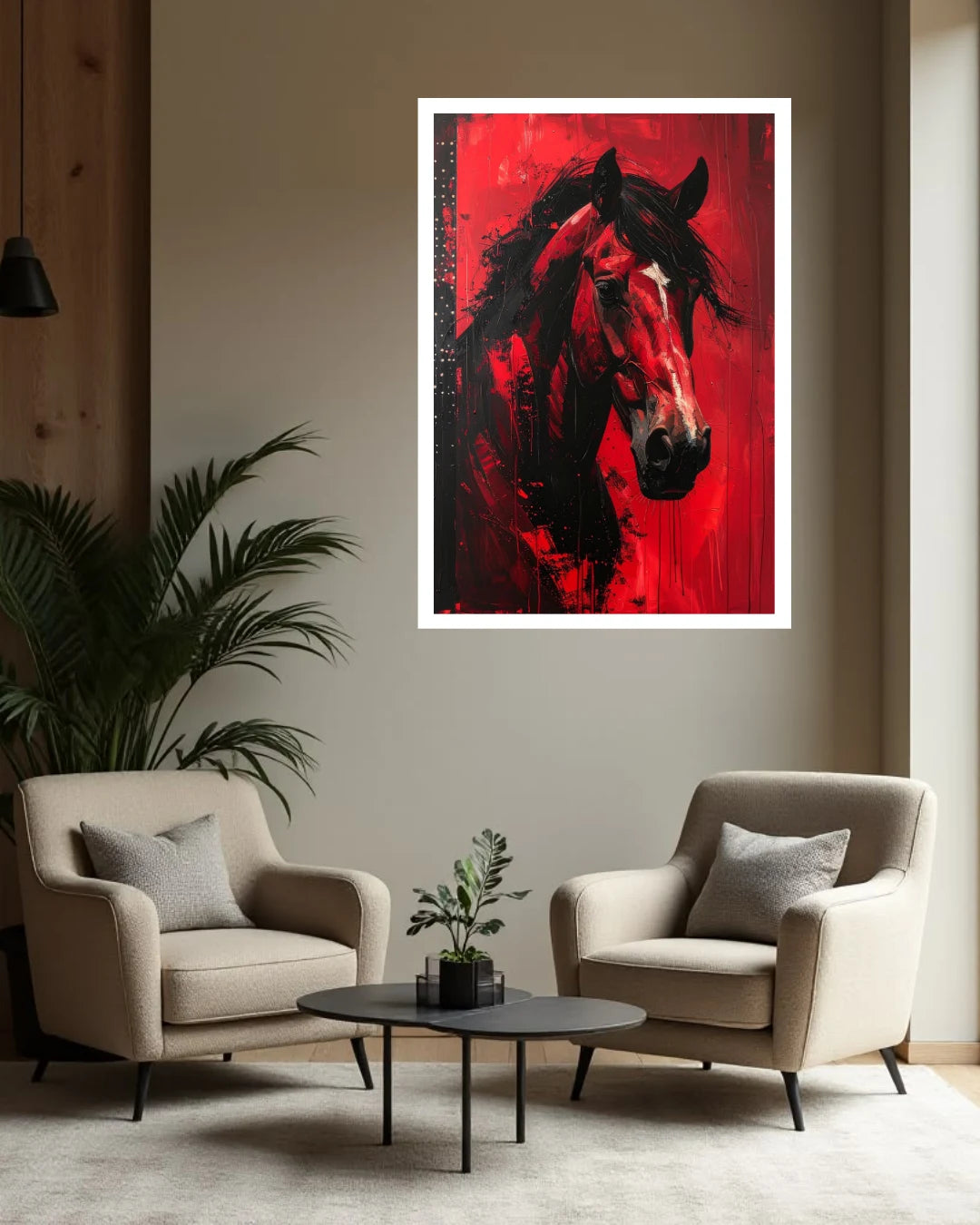 Fiery Stallion – Wall Art Canvas