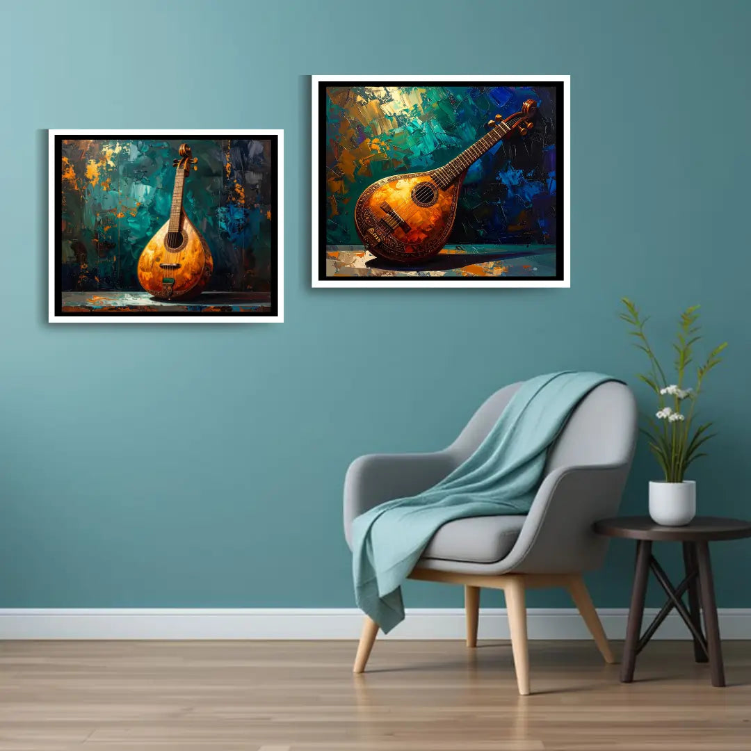 Mandolin Wall Art – Classic String Canvas