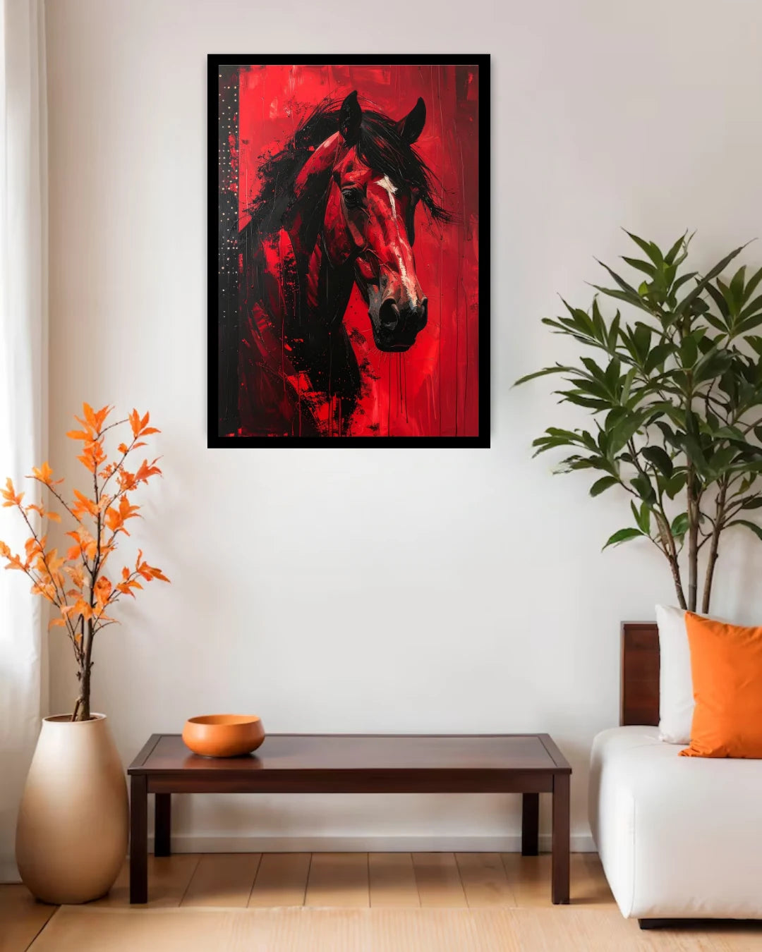 Fiery Stallion – Wall Art Canvas
