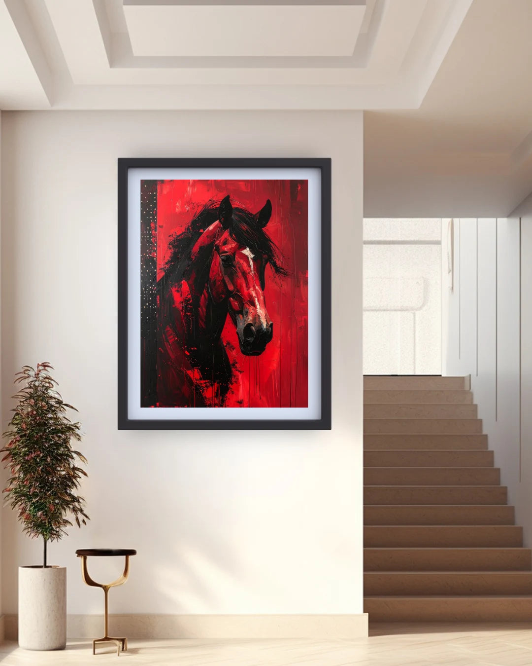 Fiery Stallion – Wall Art Canvas
