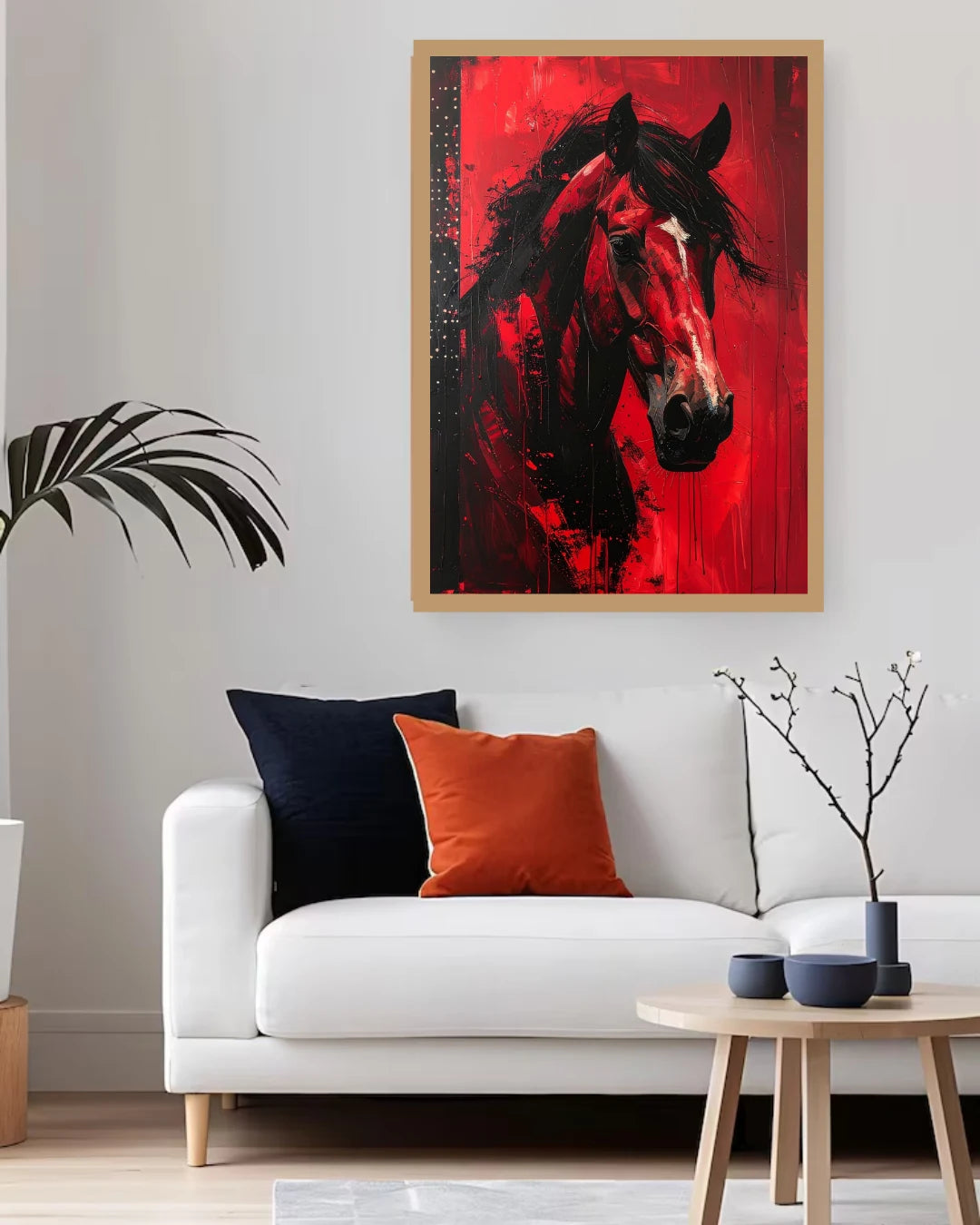 Fiery Stallion – Wall Art Canvas