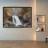 Autumn Rocky Waterfall Canyon - Wall Art Canvas WallArtVibes