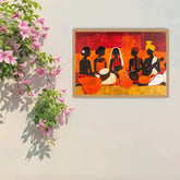 Folk Musicians - Wall Art Canvas WallArtVibes