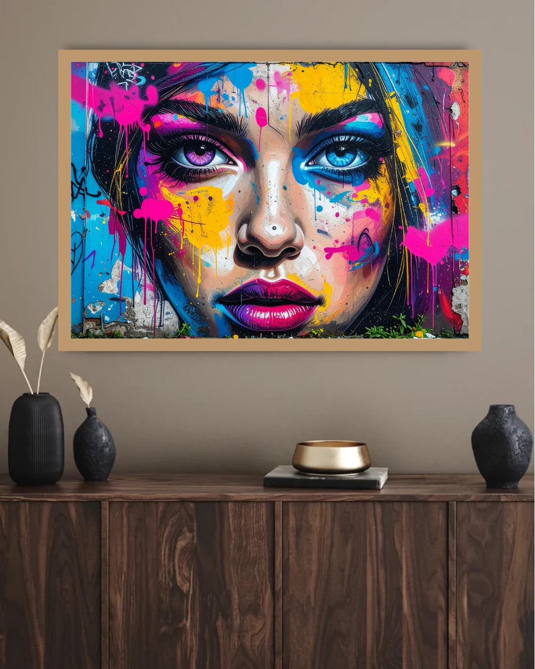 Grace in Fragmentation - Wall Art Canvas WallArtVibes