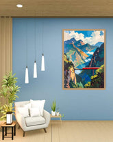 Mountain Valley Adventure - Wall Art Canvas WallArtVibes