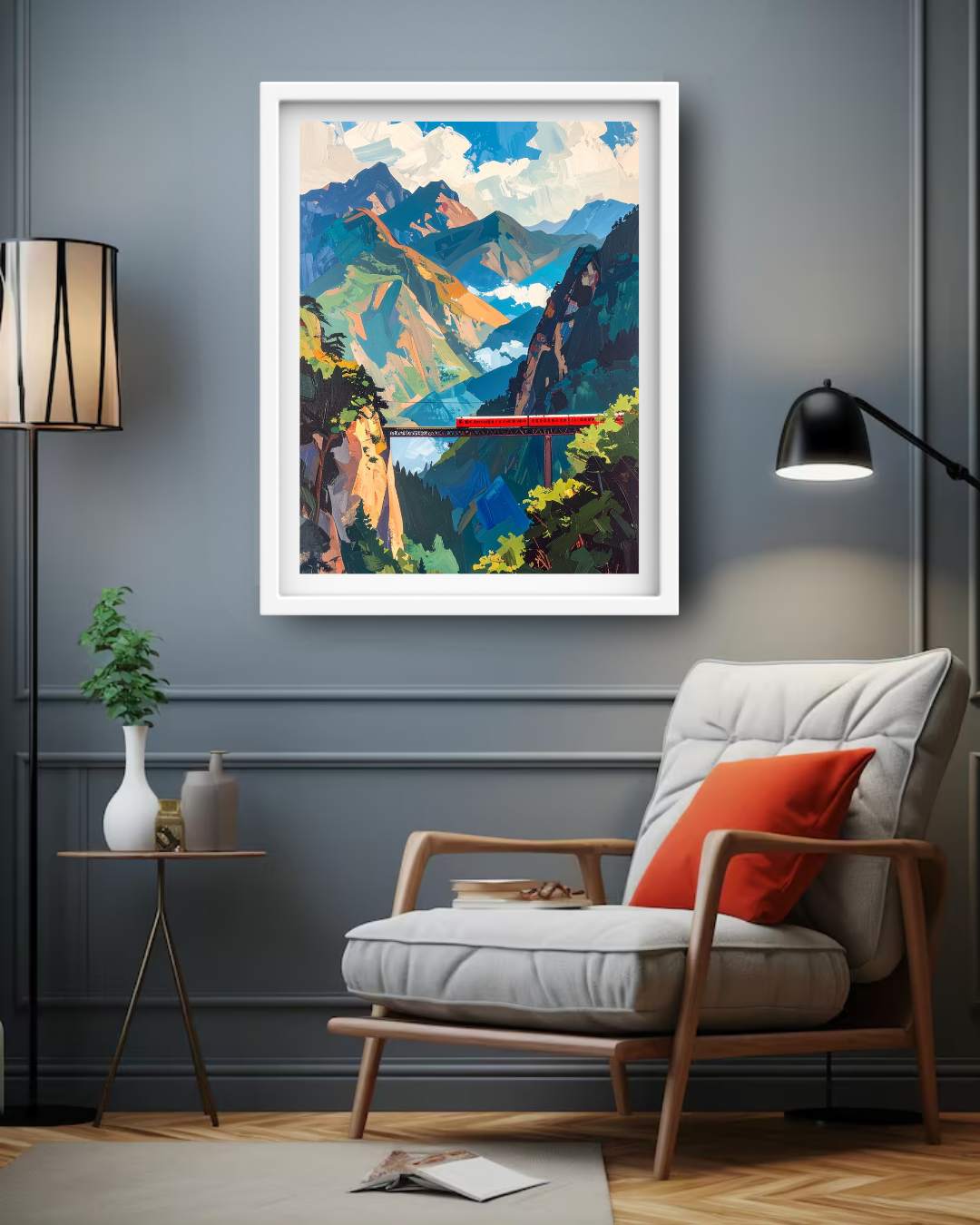 Mountain Valley Adventure - Wall Art Canvas WallArtVibes