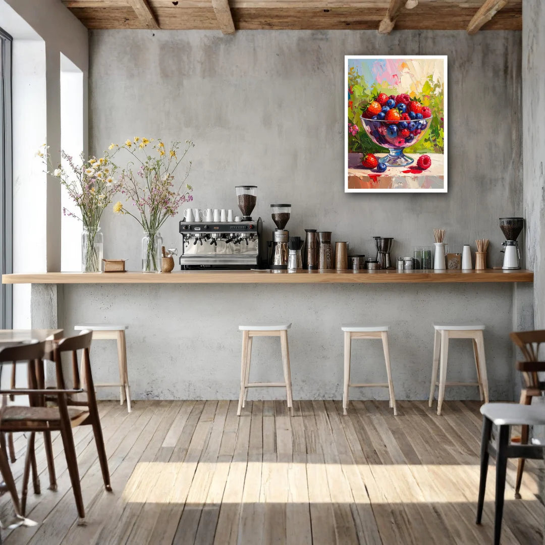 Mixed Berries Bowl Wall Art