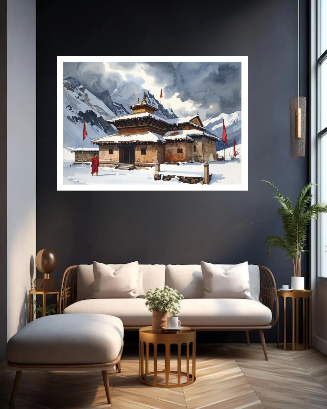 Himalayan Buddhist Temple - Wall Art Canvas
