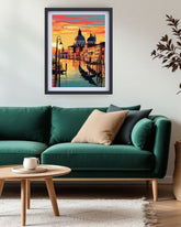 Venetian Sunset Serenade - Wall Art Canvas WallArtVibes