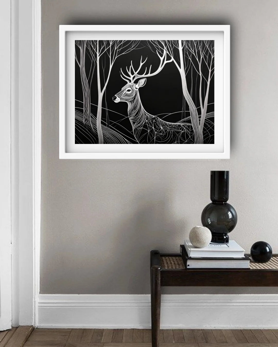 Deer in the Woodland – Wall Art Canvas