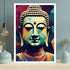 Geometric Meditative Face Pop Art - Wall Art Canvas WallArtVibes
