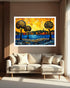 Golden Horizon Landscape Modern - Wall Art Canvas WallArtVibes