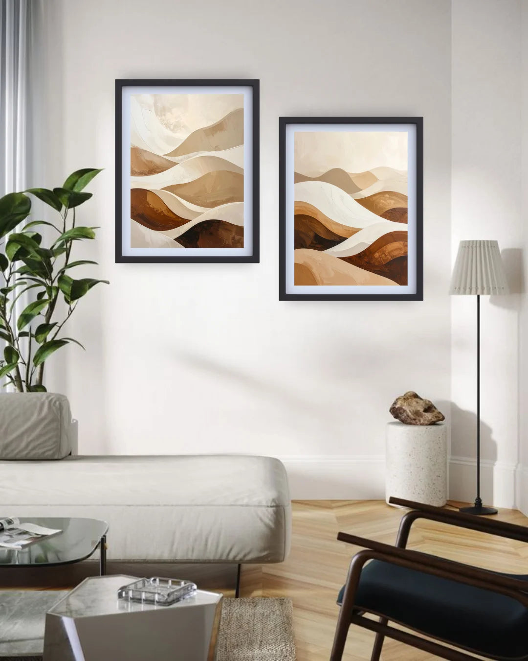 Abstract Desert Waves – Wall Art Canvas