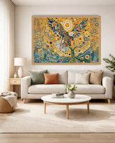 Majestic Eagle Artwork Canvas Painting for Contemporary Living Room Wall Decor