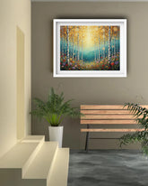 Abstract nature canvas wall art for home decor