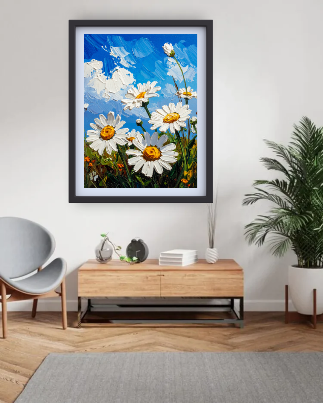 African Daisy Horizon - Wall Art Canvas
