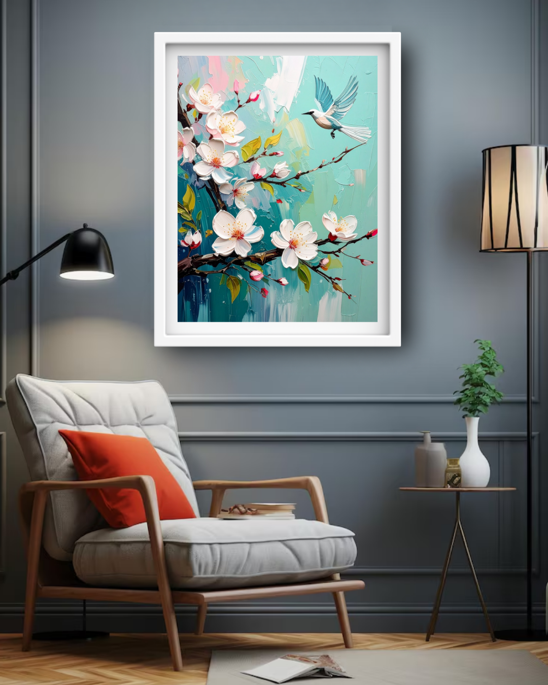 Blossoms in the Breeze - Wall Art Canvas