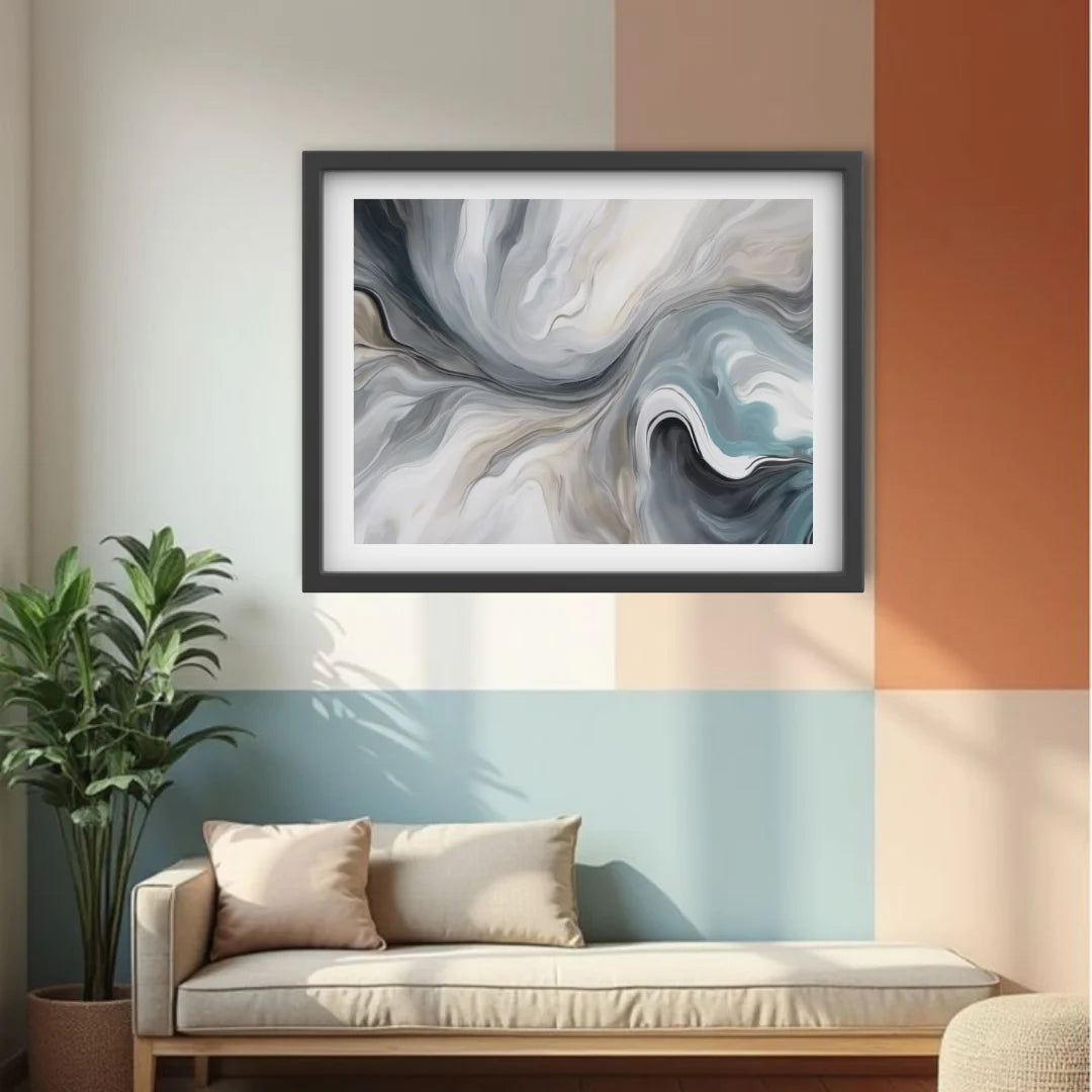 Contemporary neutral wall art for stylish modern interiors
