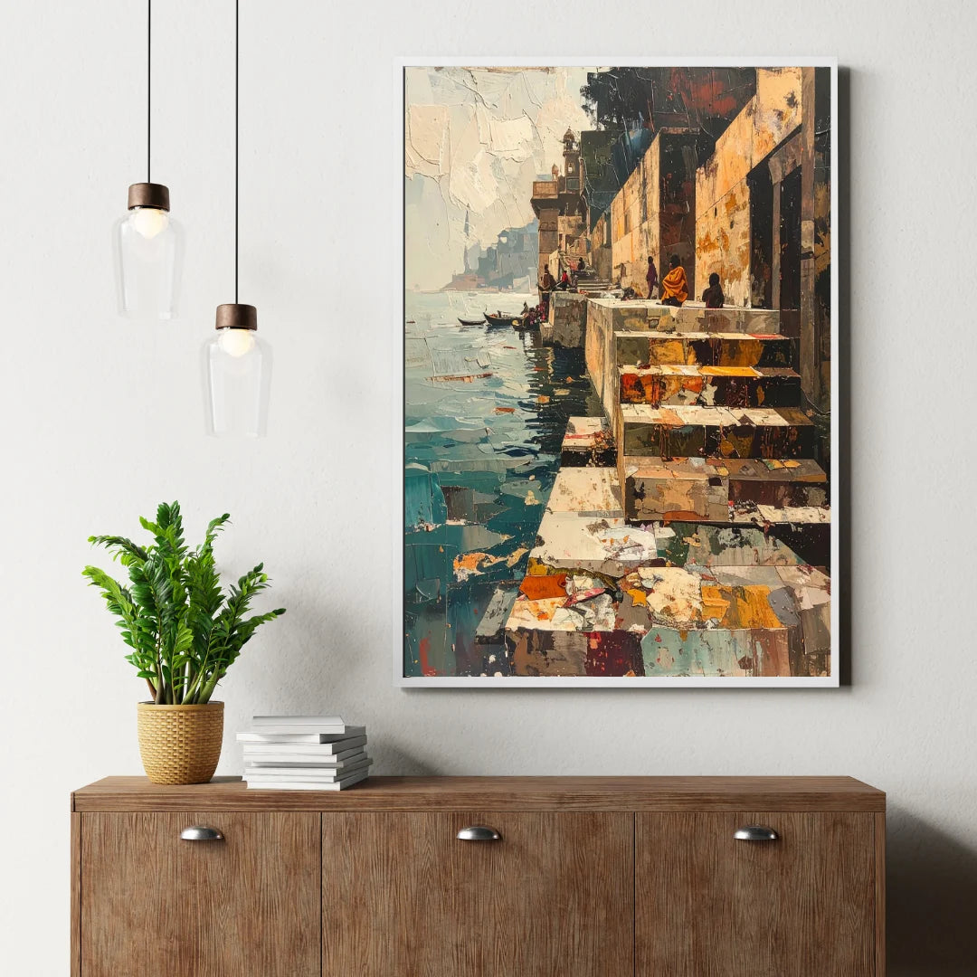 Contemporary urban canvas wall art for modern interiors