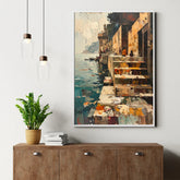 Contemporary urban canvas wall art for modern interiors