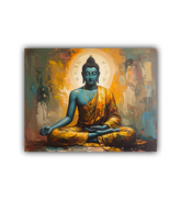 Contemporary meditation canvas painting decor