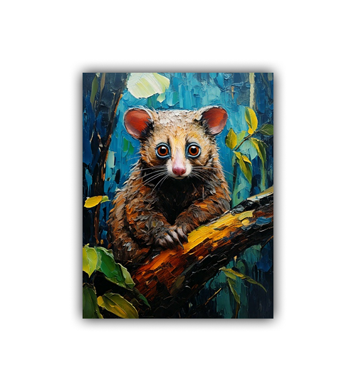 Enchanted Branch Dweller Wall Canvas Paintings
