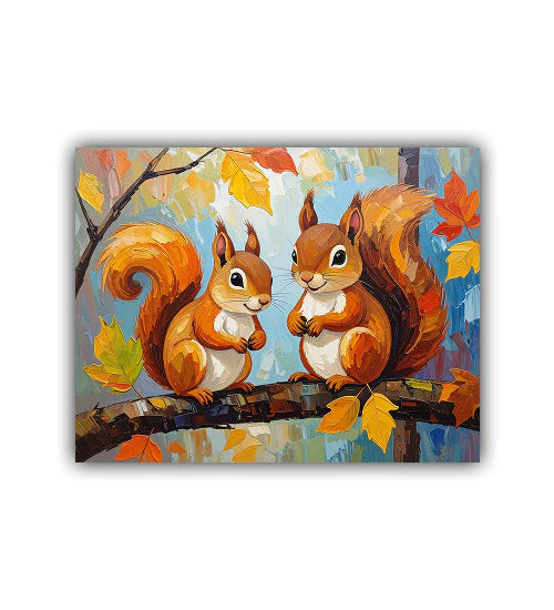 Squirrel Friends – Wall Art Canvas