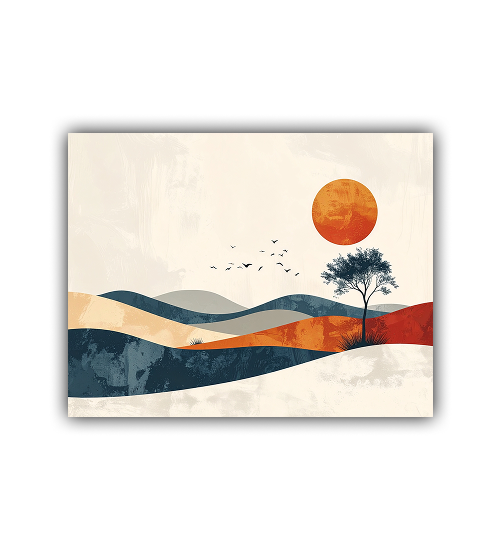 Serenade of Sun &amp; Valley - Wall Art Canvas