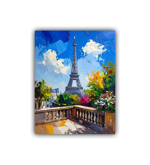 Eiffel Tower Paris wall art canvas print
