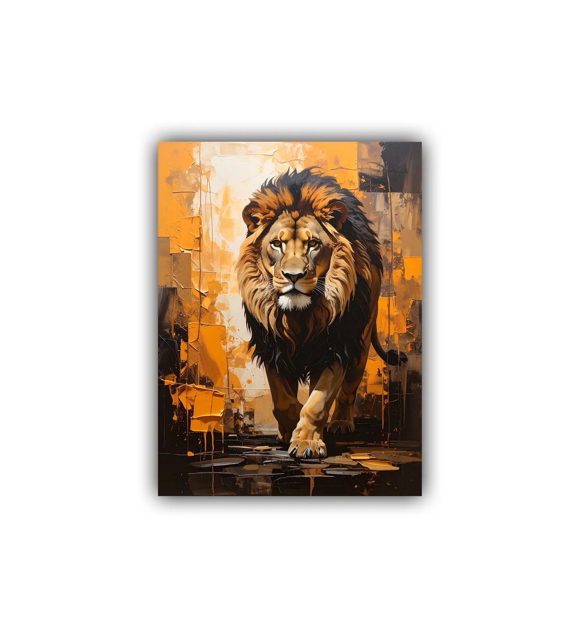 Majestic Lion Portrait - Wall Art Canvas