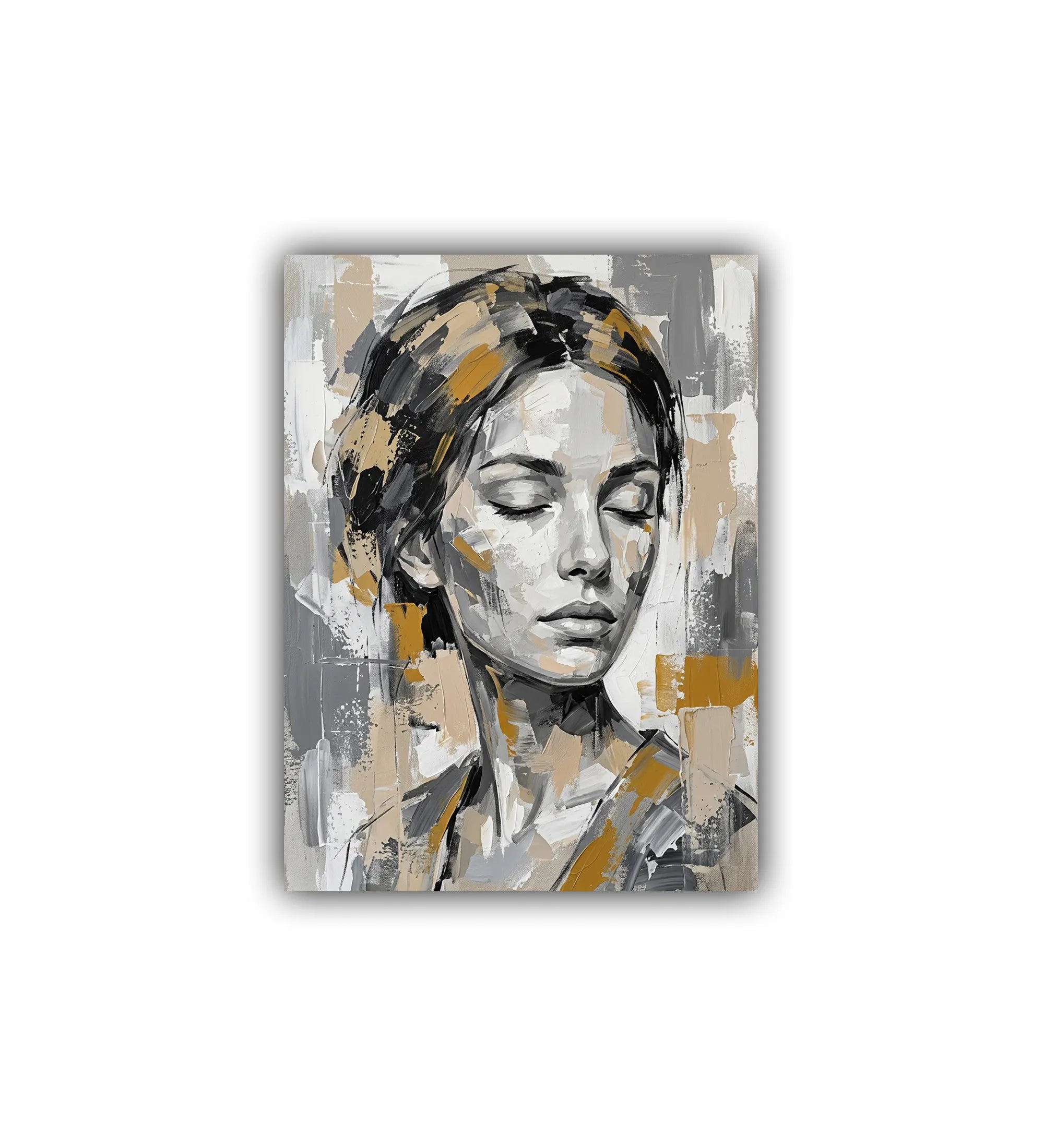 Abstract painting of a woman&