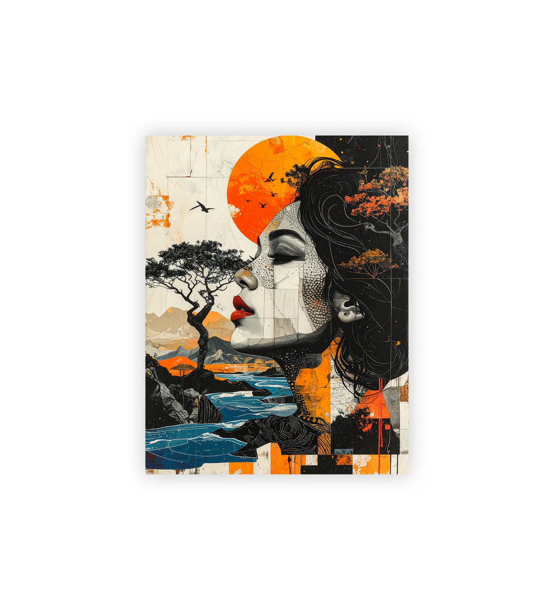 Artistic depiction of a woman&