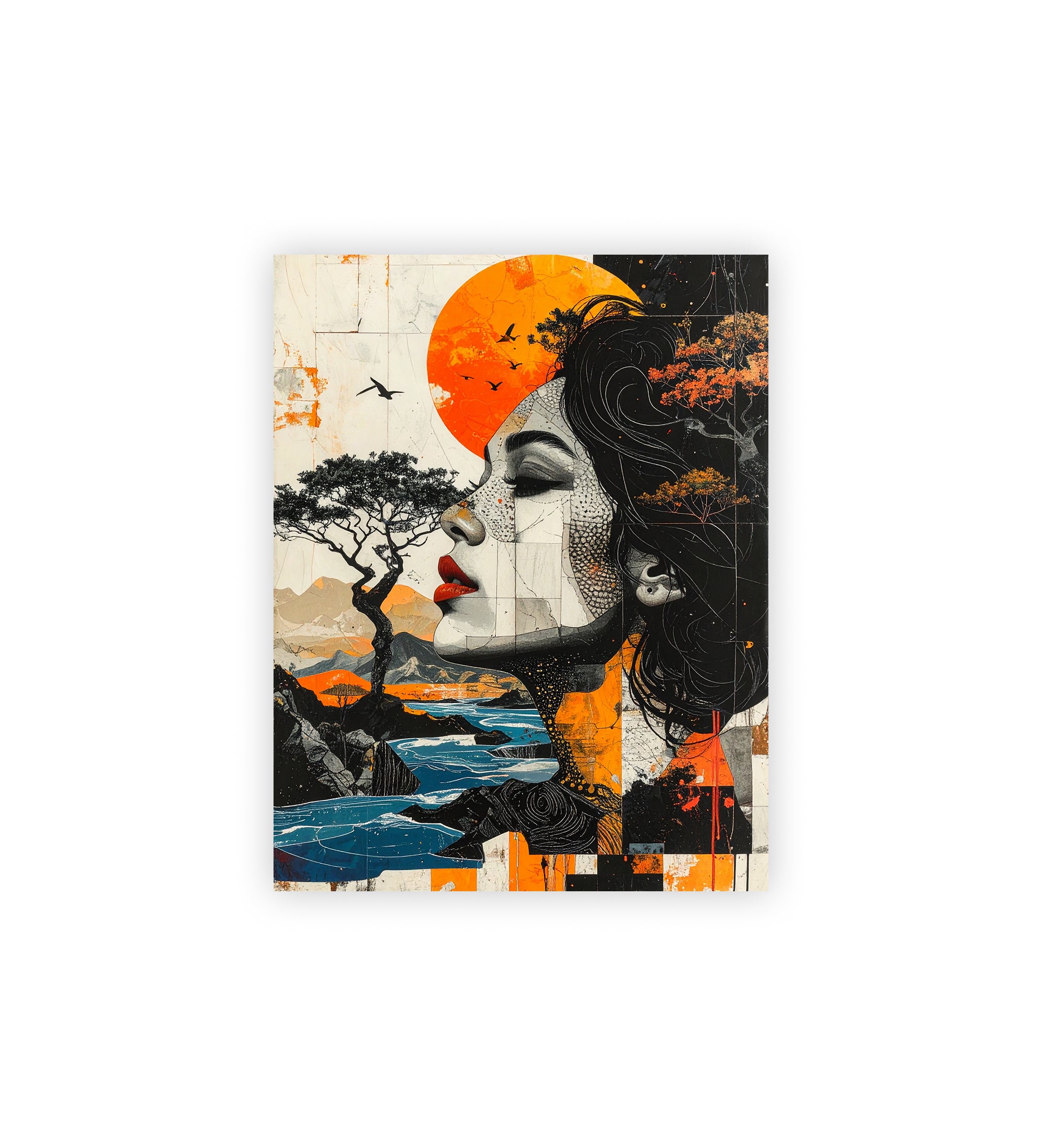 Artistic depiction of a woman&