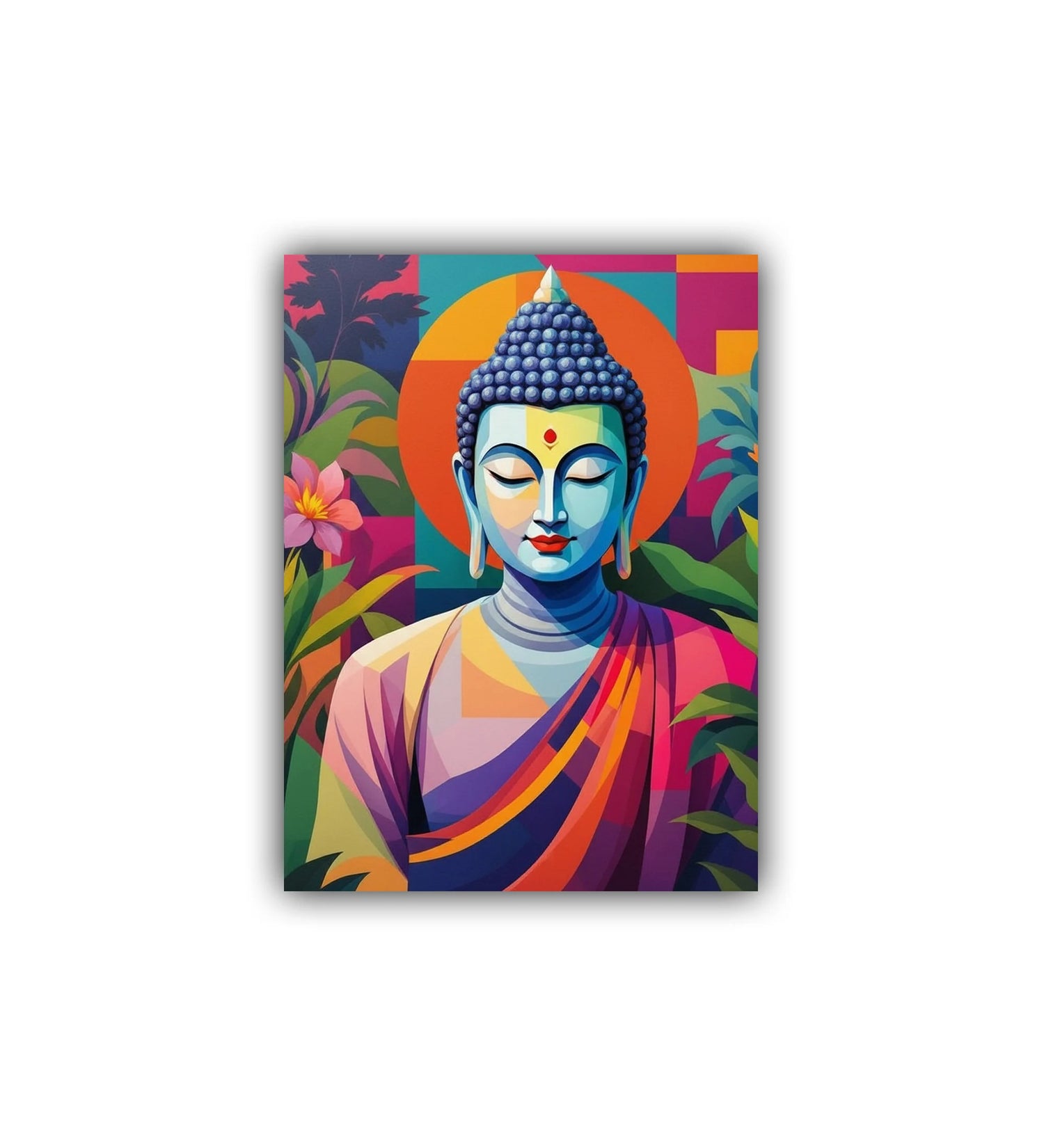 Modern Meditative Portrait - Wall Art Canvas
