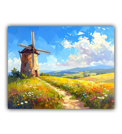 Wildflowers and Wandering Dreams - Wall Art Canvas WallArtVibes