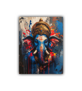 Divine elephant artistic canvas painting home decoration
