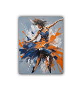 Colorful modern abstract wall art painting contemporary design

