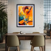 Fresh Orange Juice - Wall Art Canvas WallArtVibes